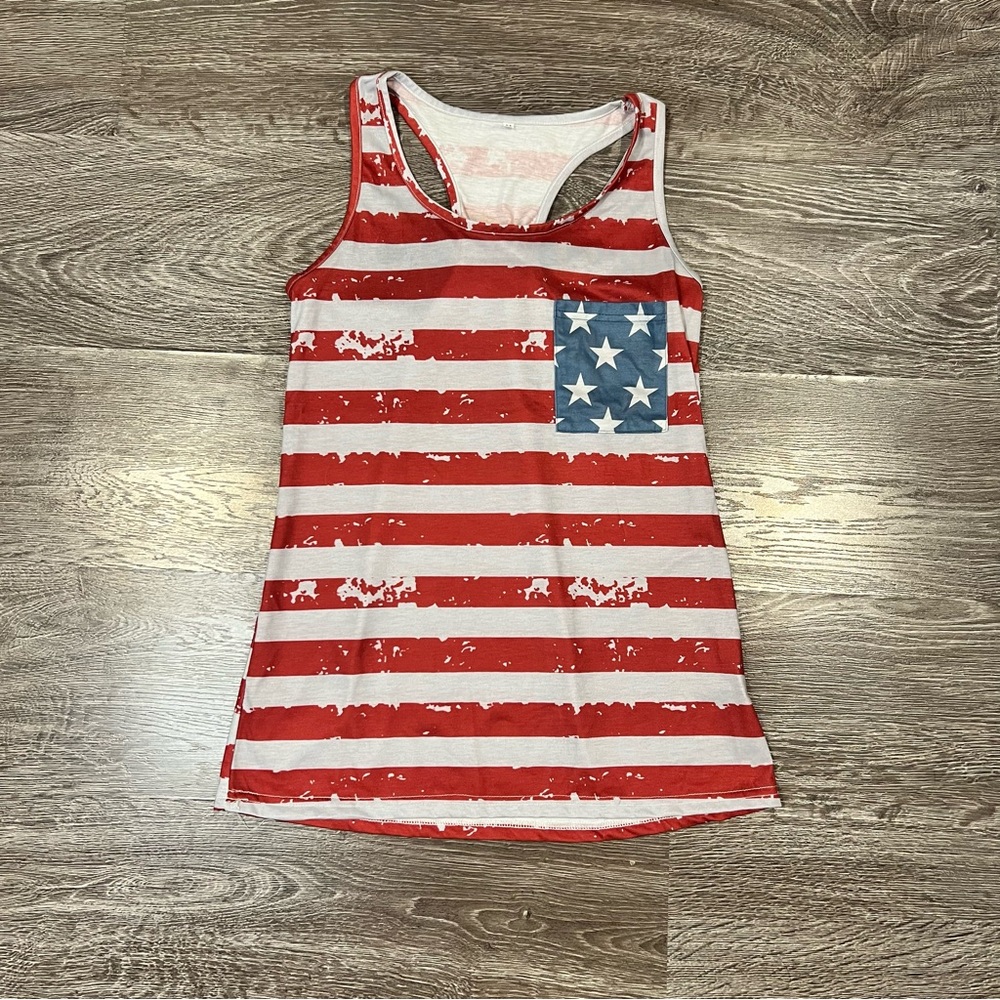 American Flag Tank Top